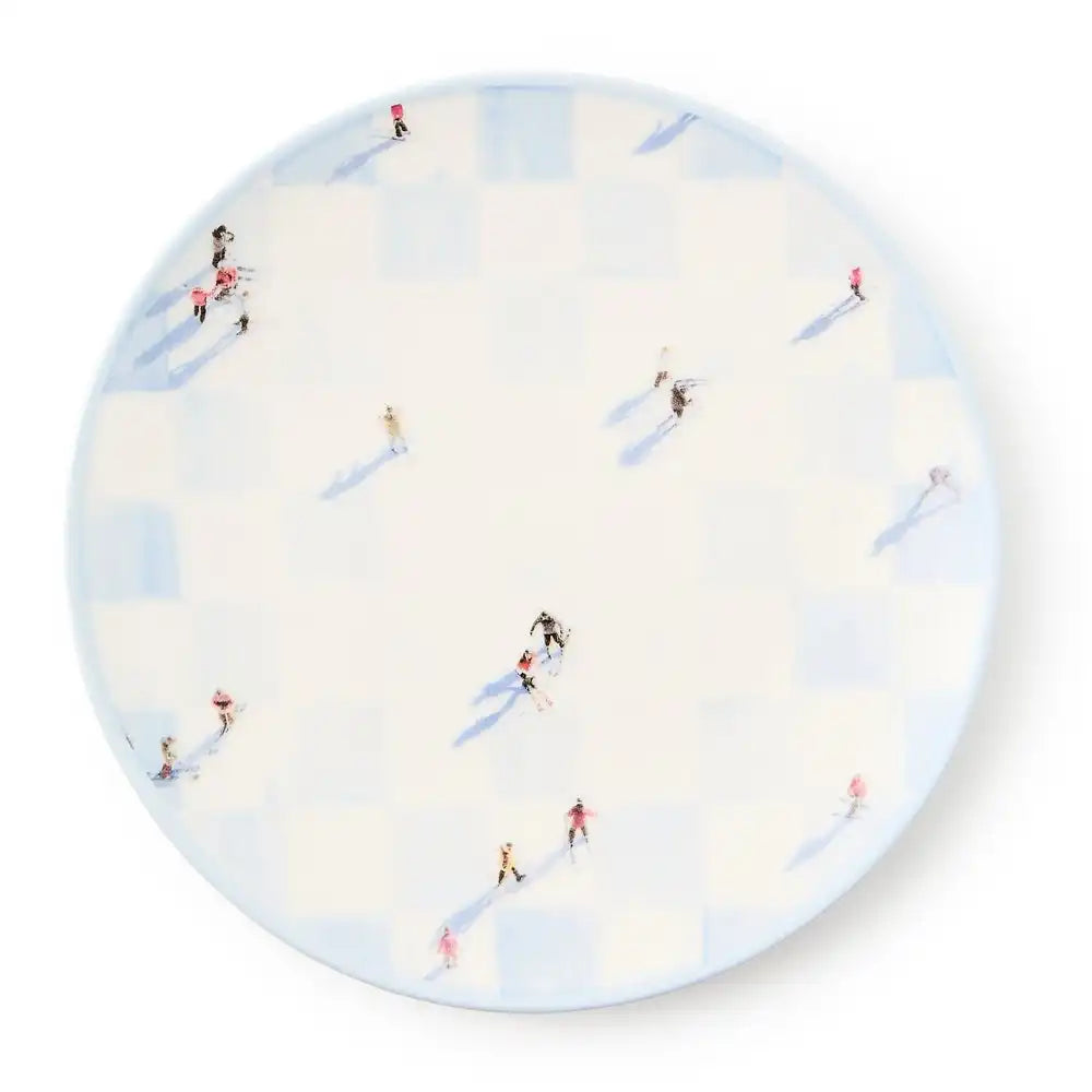 Gray Malin Ski Holiday Salad Plates, Set of 4